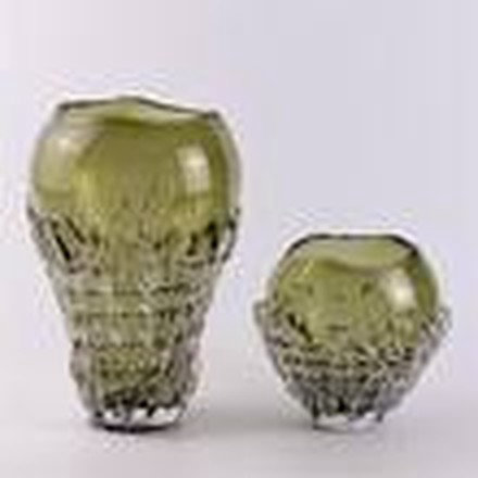 Olive Green Vase (Large)