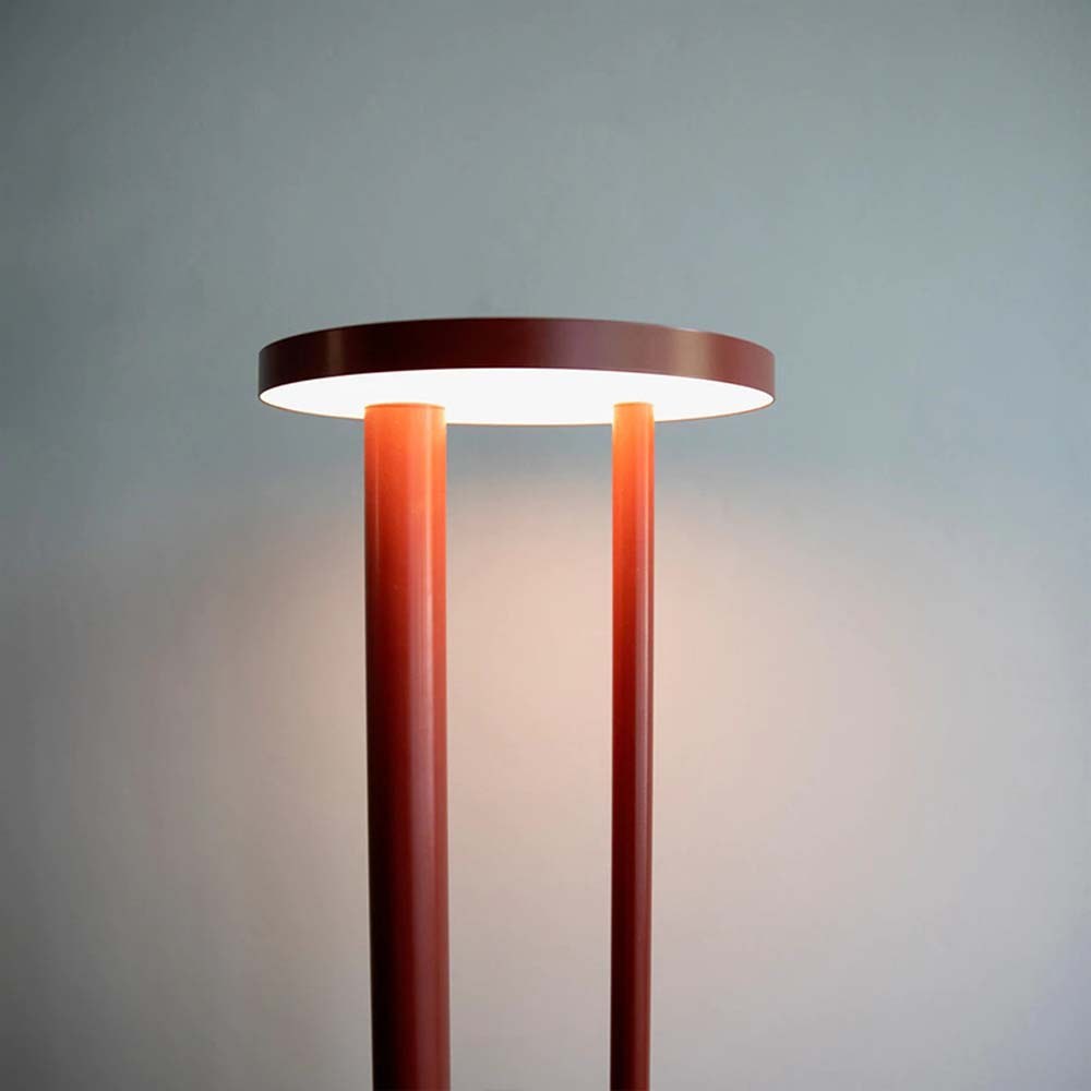 Red Halo Floor Lamp