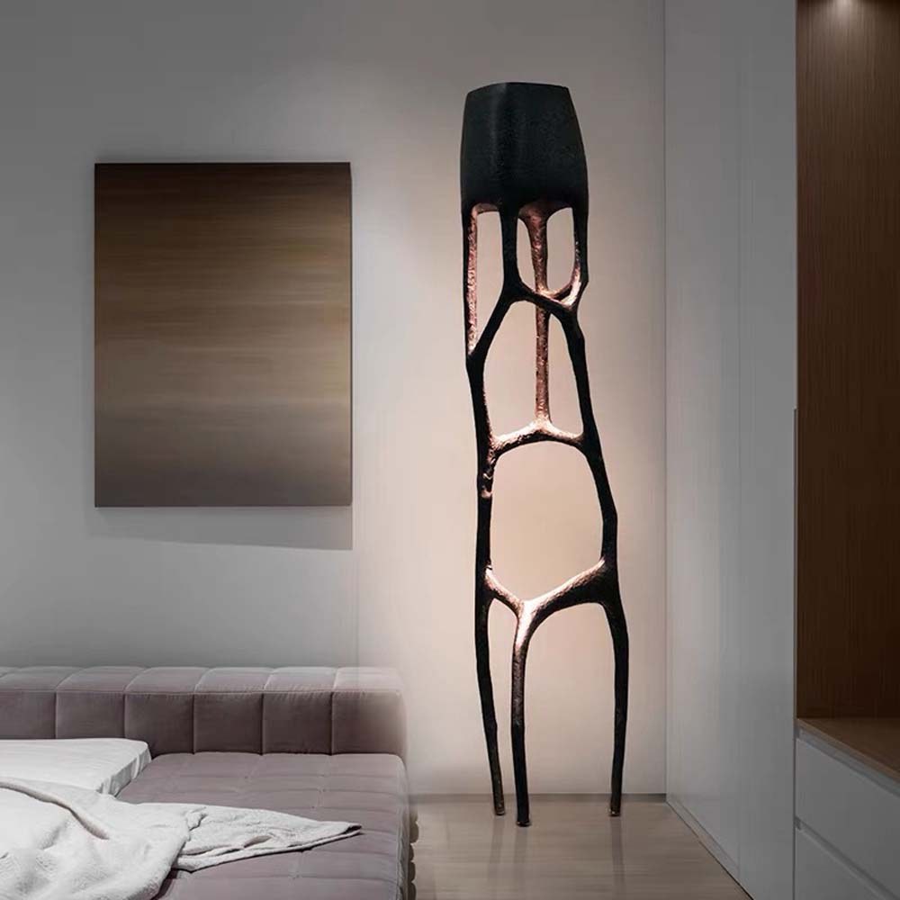 Black Totem Floor Lamp