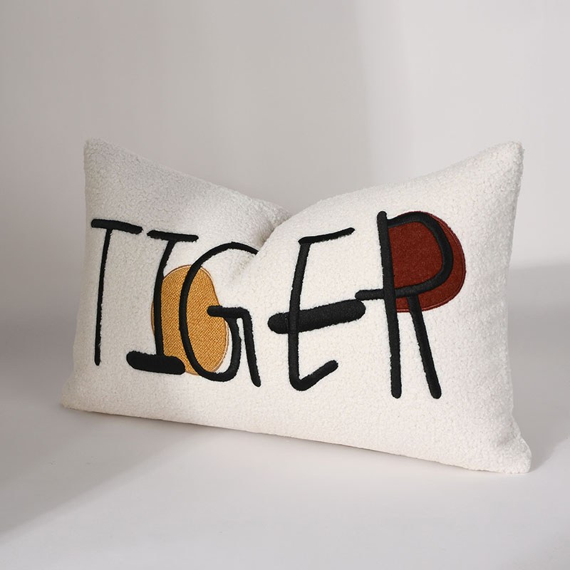 Tiger Lettering Cushion