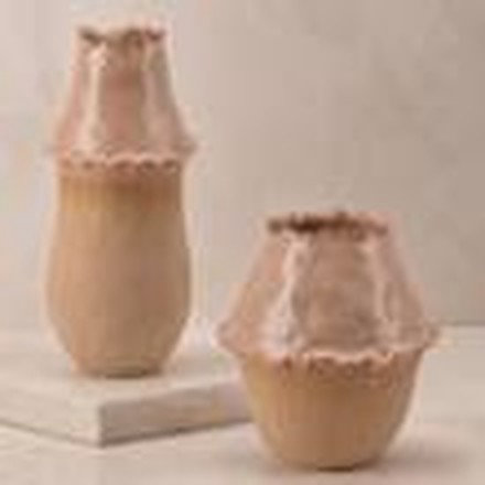 Pink & Khaki Vase (Large)