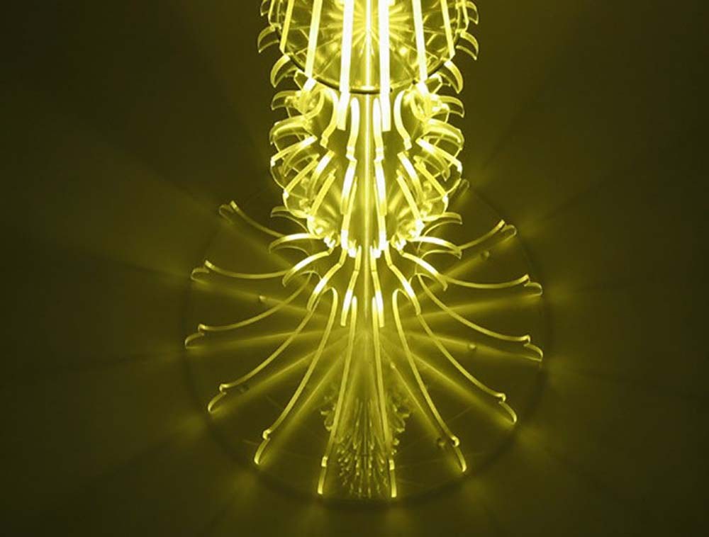 Acrylic Shade Floor Lamp