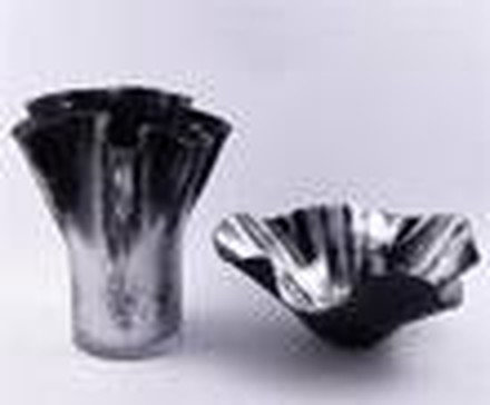 Black & Silver Vase