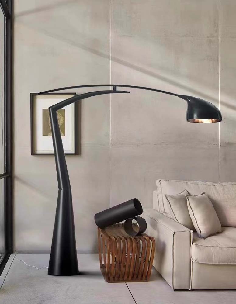 Black Arc Floor Lamp