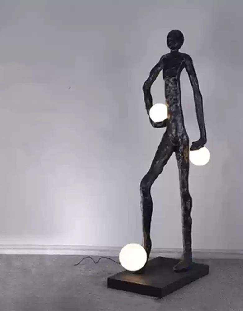Striding Figure Lamp