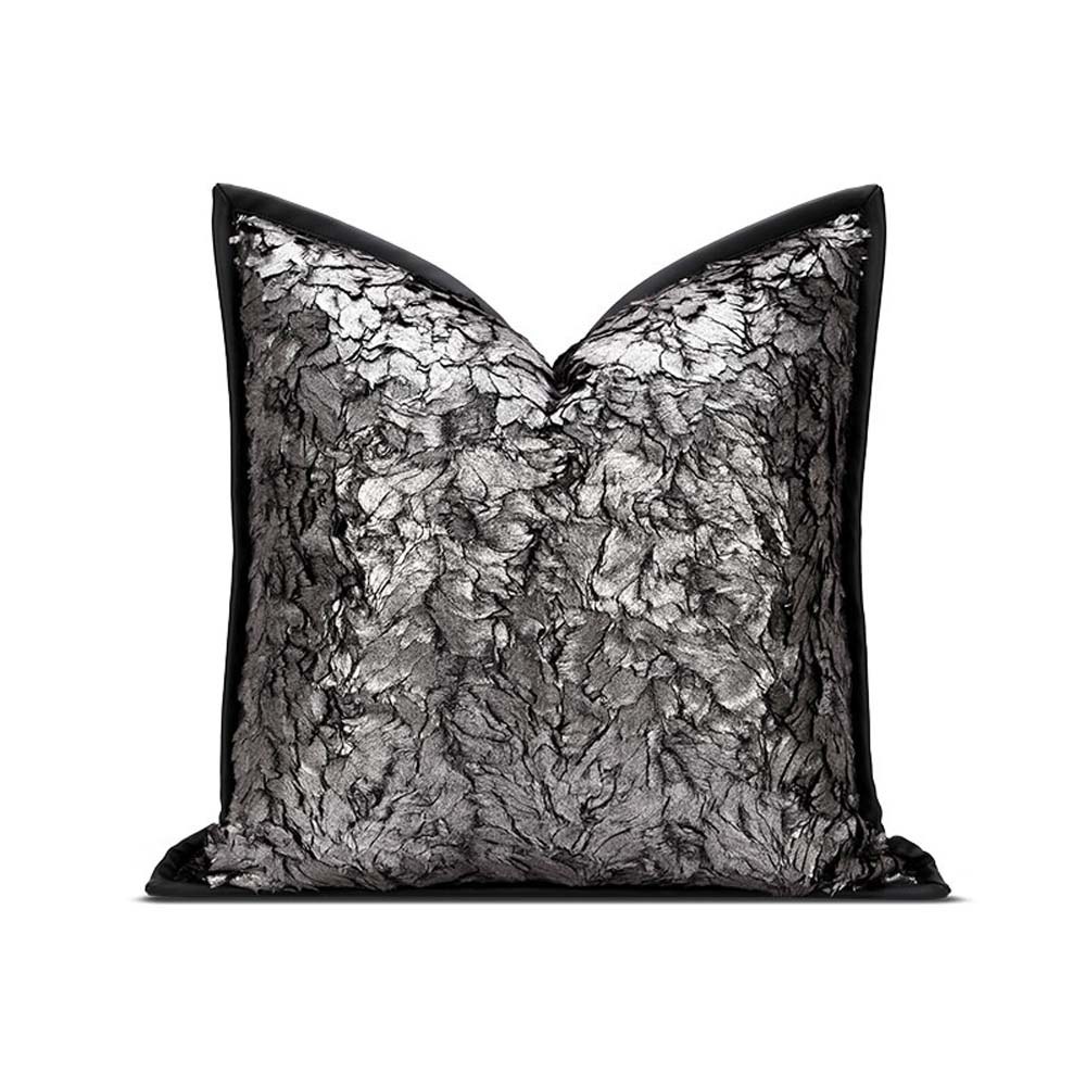 Silver Sequin Cushion