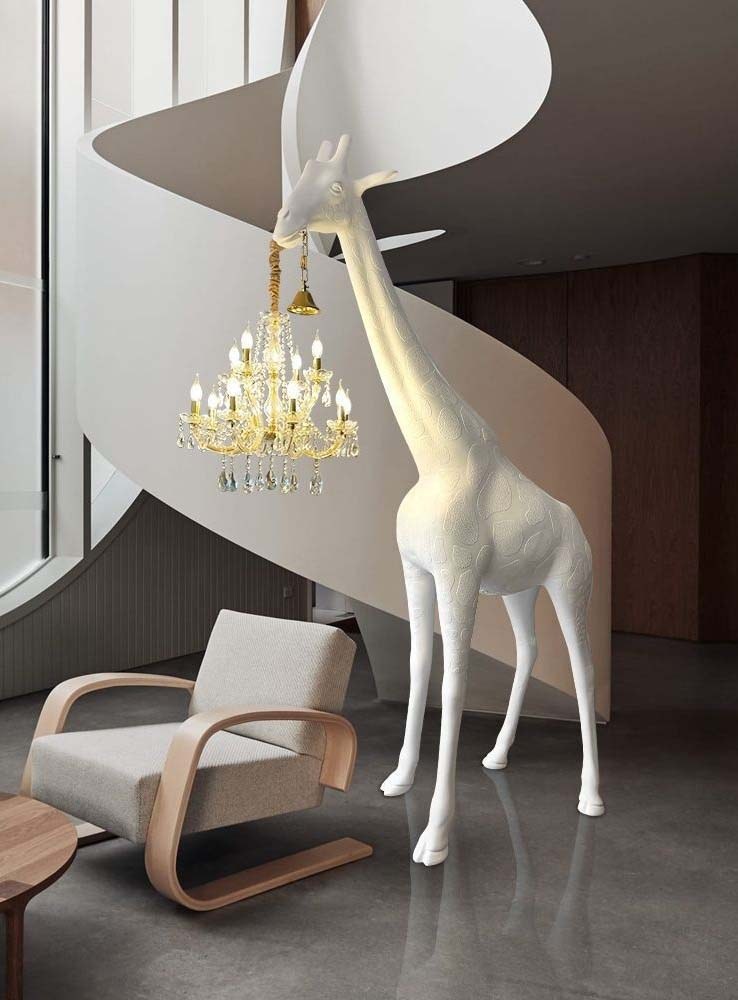 Giraffe Chandelier Sculpture