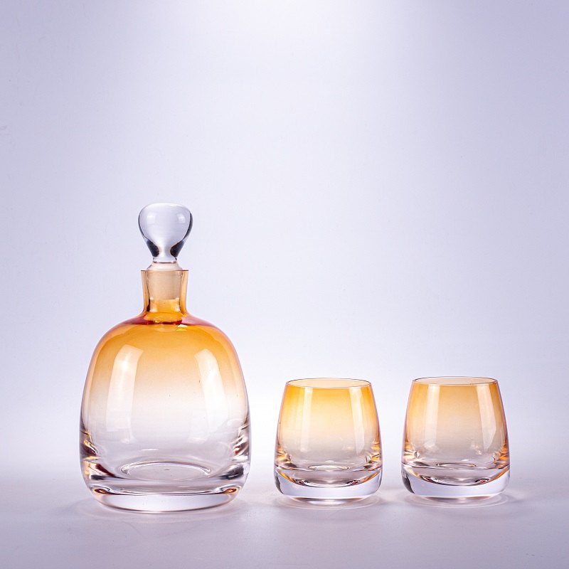 Ombré Glass Decanter Set