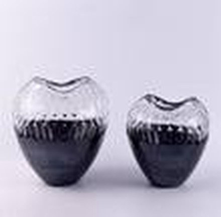 Black & Clear Vase