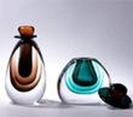 Blue Glass Jar (Large)