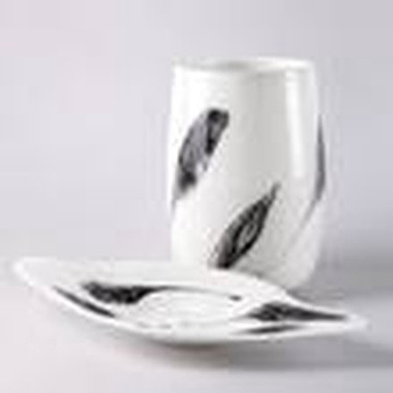 White & Black Tray