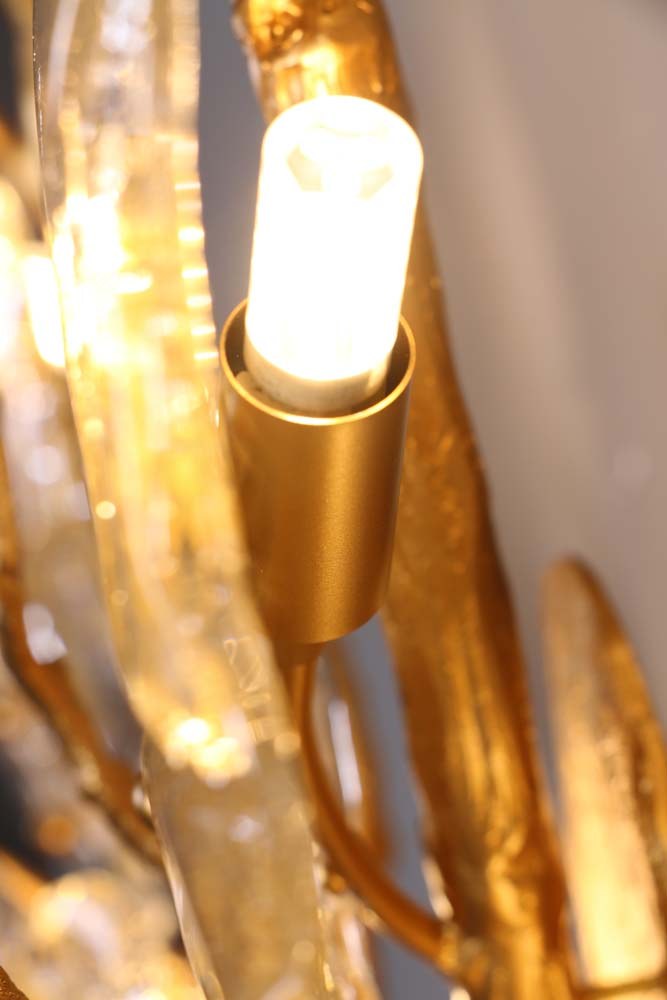 Gold Blossom Wall Sconce