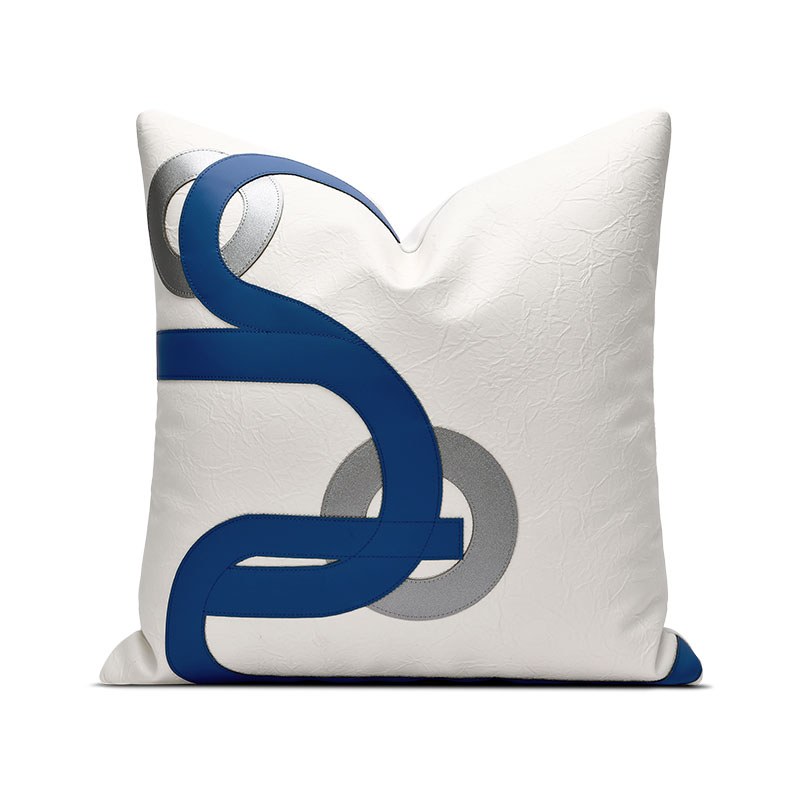 Blue Swirl Cushion