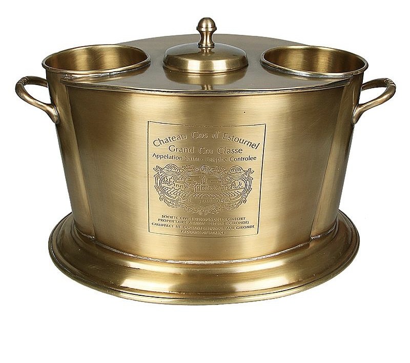 Vintage Brass Champagne Bucket