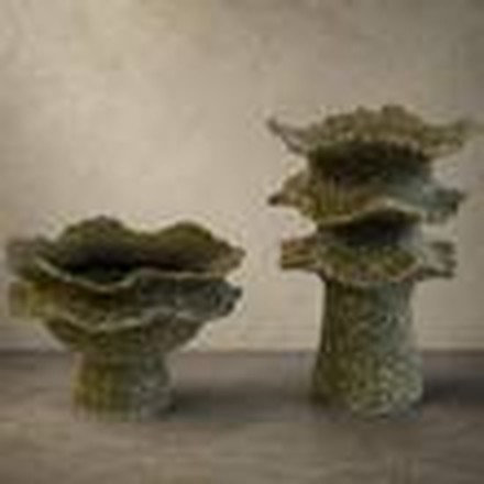 Olive Green Vase (Large)