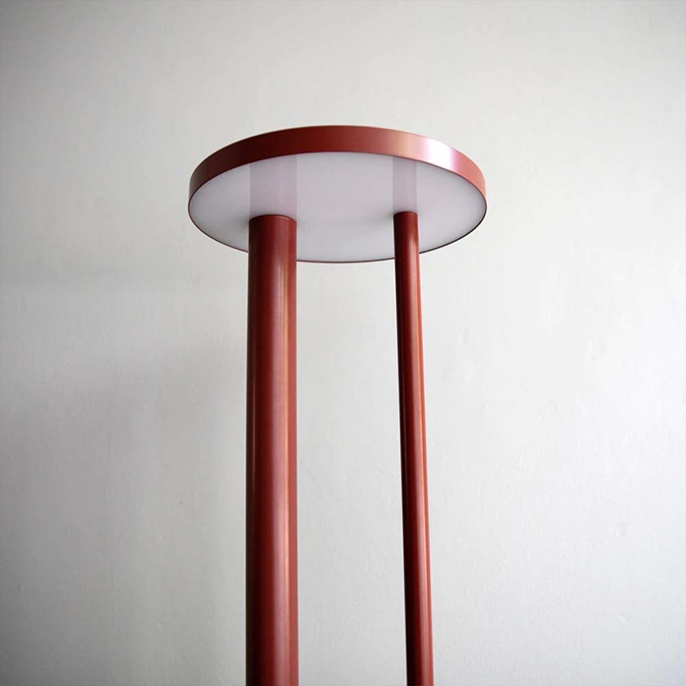 Red Halo Floor Lamp