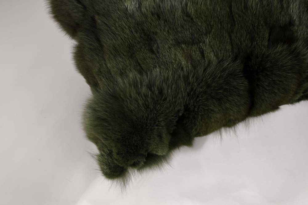 Forest Faux Fur Cushion