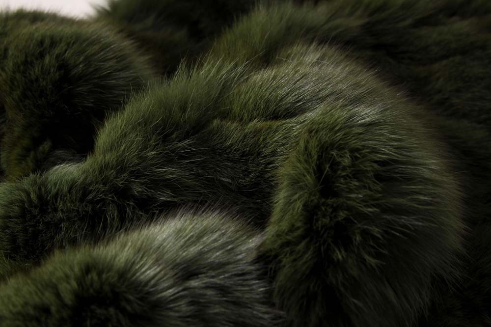 Forest Faux Fur Cushion