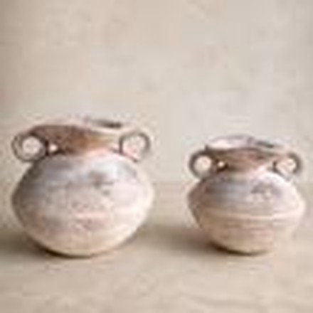 Distressed Earthy Color Vase (Large)