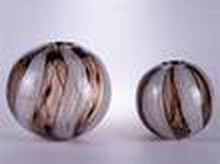 Brown & White Vase (Large)