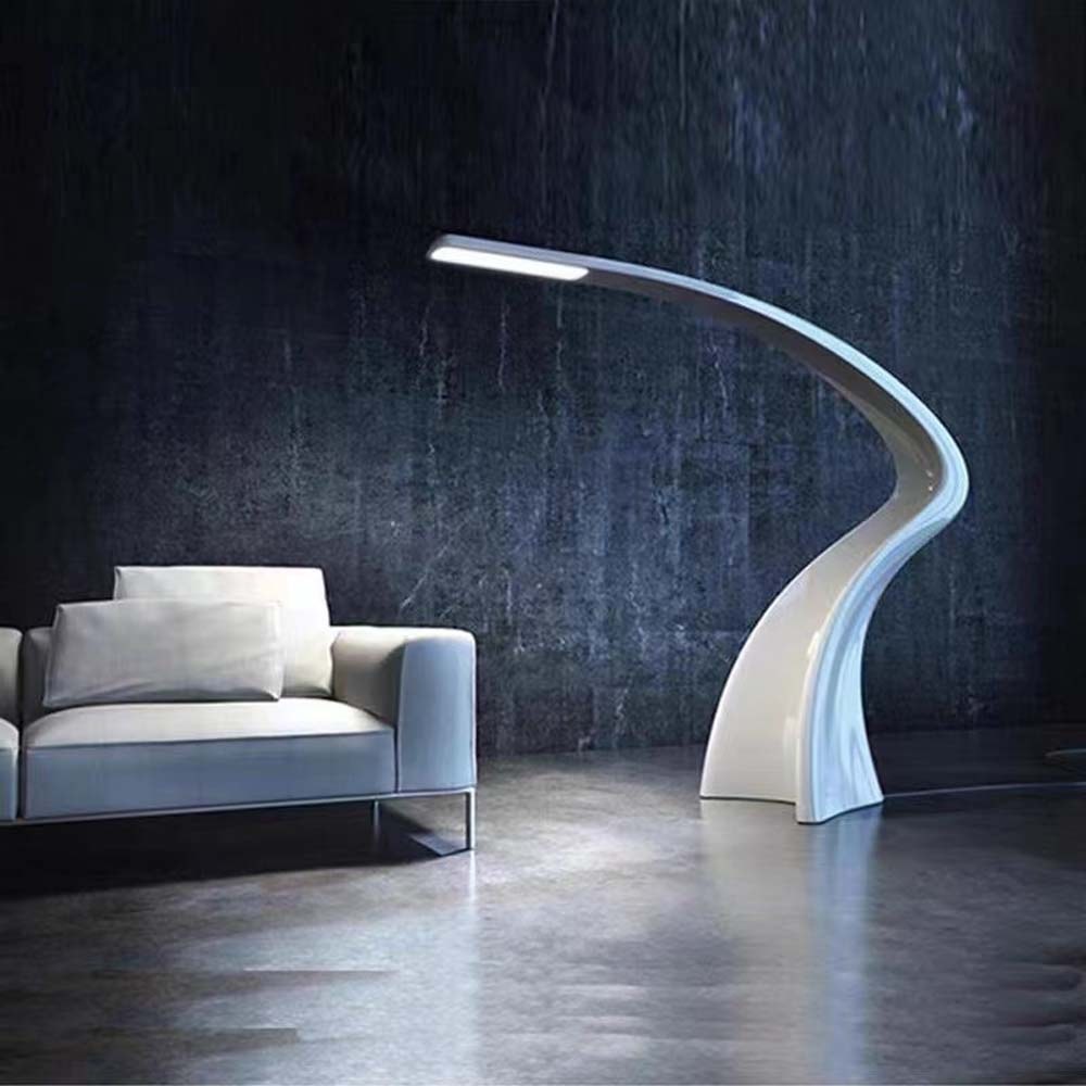 Black Wave Floor Lamp