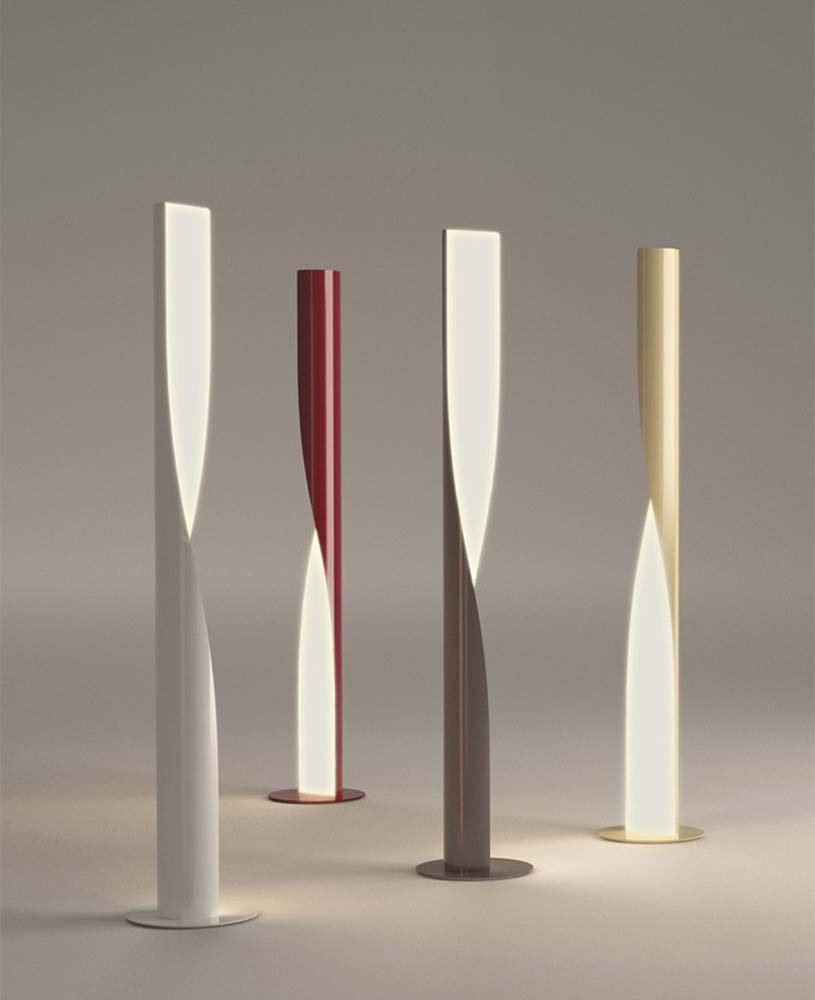 Twisted Column Floor Lamp