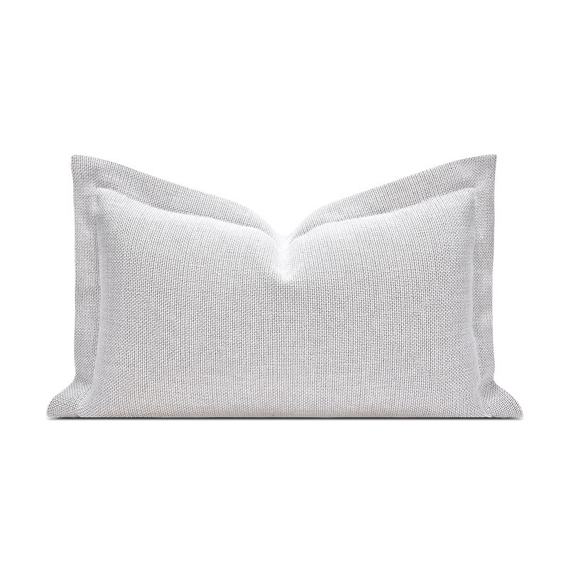 Ivory Lattice Lumbar Cushion