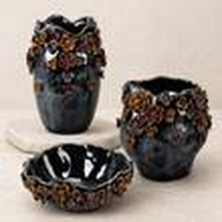 Navy Blue Vase