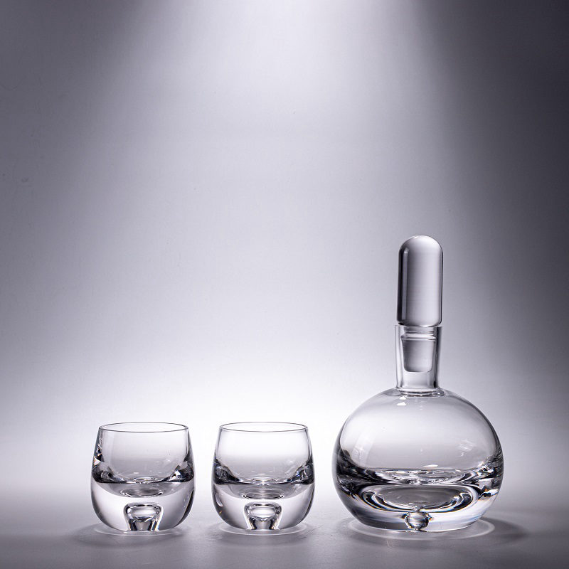 Glass Decanter and Tumbler Set