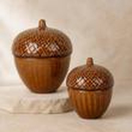 Brown Decorative Jar (Large)