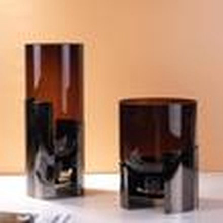 Brown & Nickel Vase (Large)