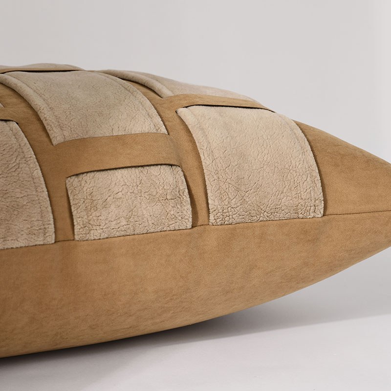 Tan Brick Cushion