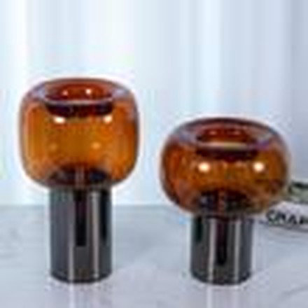 Brown & Nickel Vase (Large)