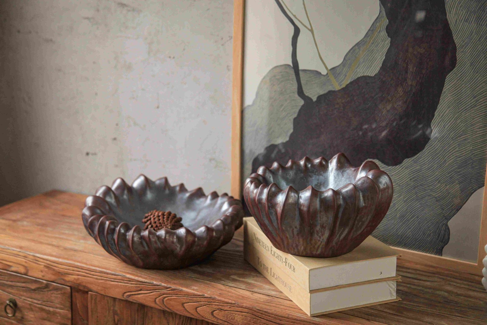 Bronze Lotus Bowl