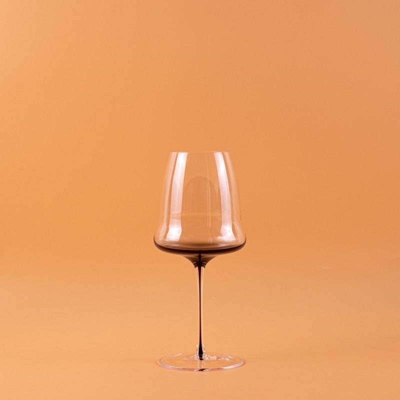Lyre Decanter & Copper Wine Glasses