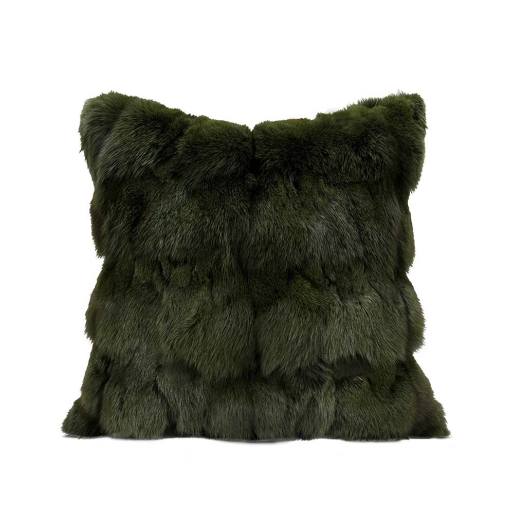 Forest Faux Fur Cushion
