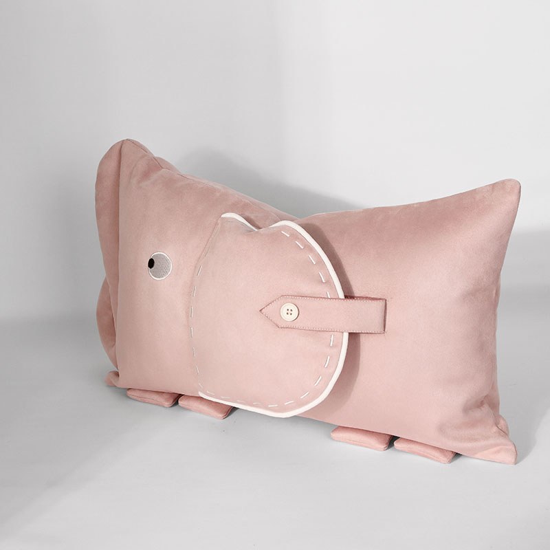 Pink Elephant Cushion