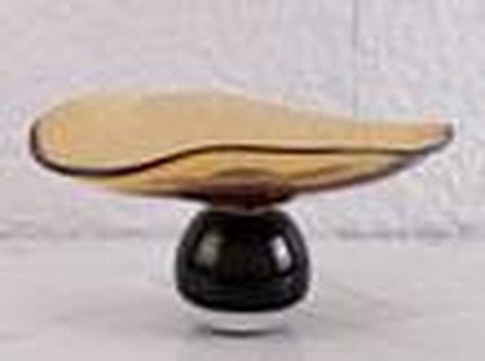 Amber & Black Tray