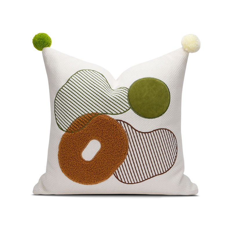Pom-Pom Abstract Cushion