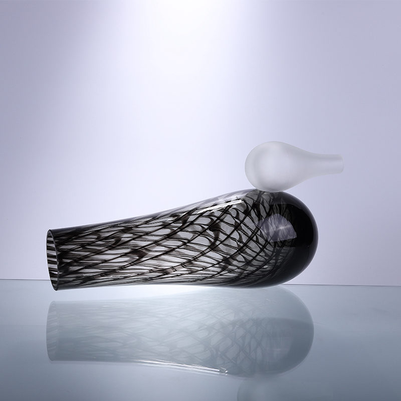Sculptural Glass Bird Figure