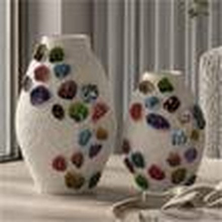 White & Colour Vase (Large)