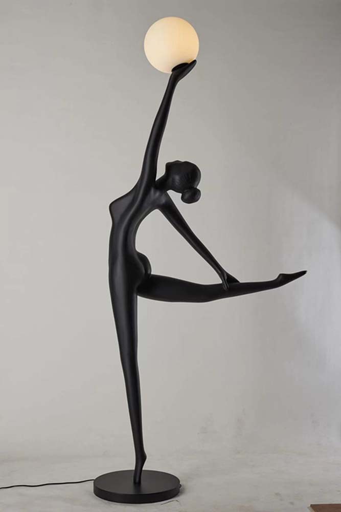 Dancer Globe Floor Lamp
