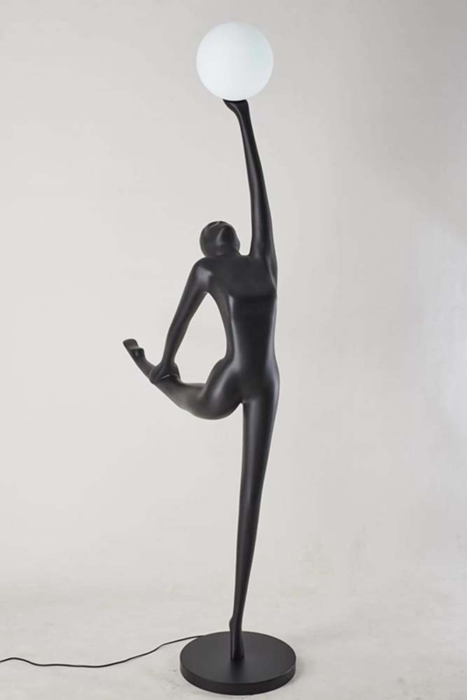 Dancer Globe Floor Lamp