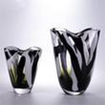 Black & Green Vase