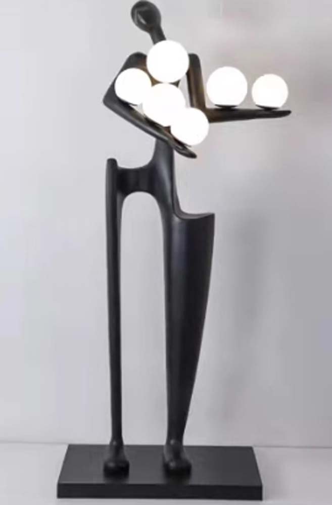 Red Figure Floor Lamp
