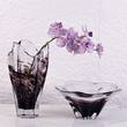 Black & Clear Vase