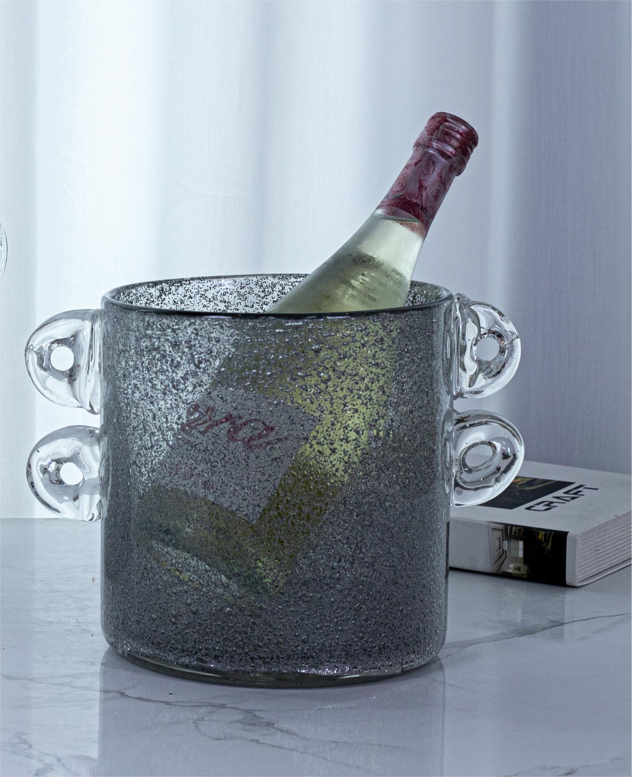Bubble Glass Ice Bucket