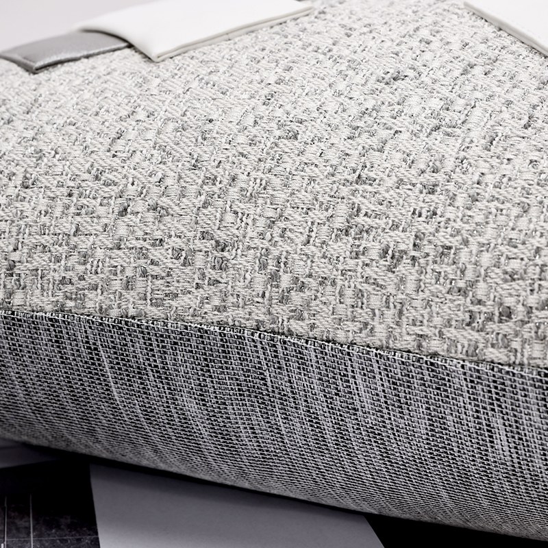 Grey Cross Cushion