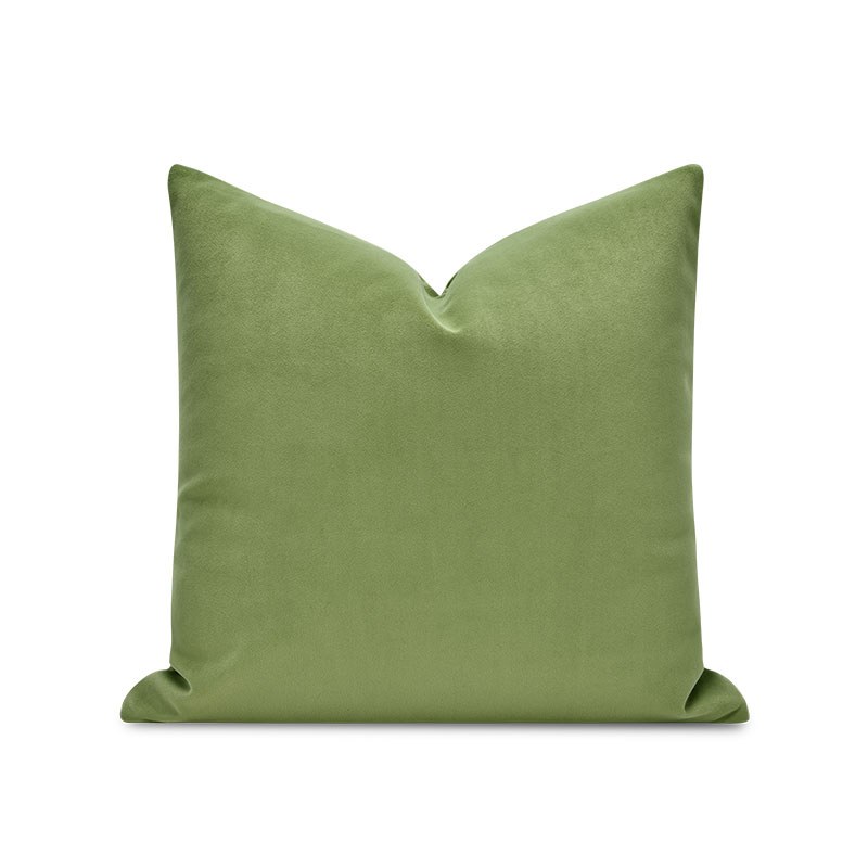 Green Grid Cushion