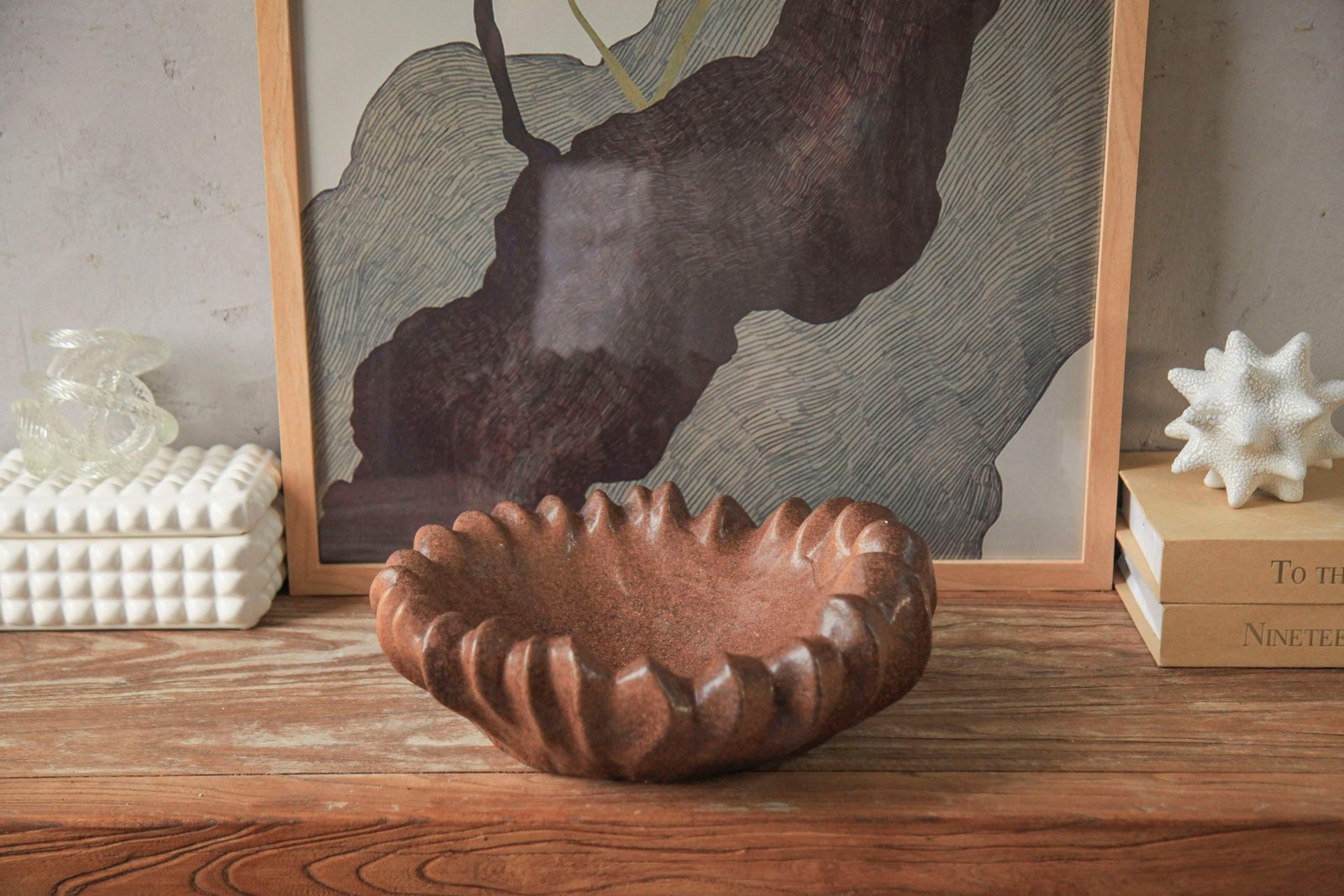 Terracotta Lotus Bowl